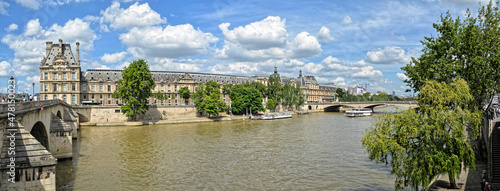 The Seine Embankment in Paris.