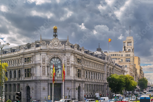 Obraz na płótnie Bank of Spain, Madrid w salonie
