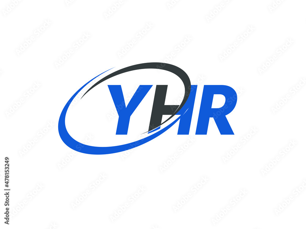 YHR letter creative modern elegant swoosh logo design YHR letter creative modern elegant swoosh logo design