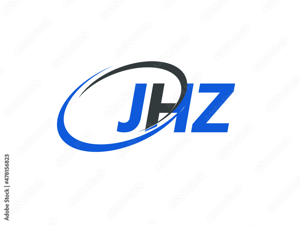 JHZ letter creative modern elegant swoosh logo design JHZ letter creative modern elegant swoosh logo design