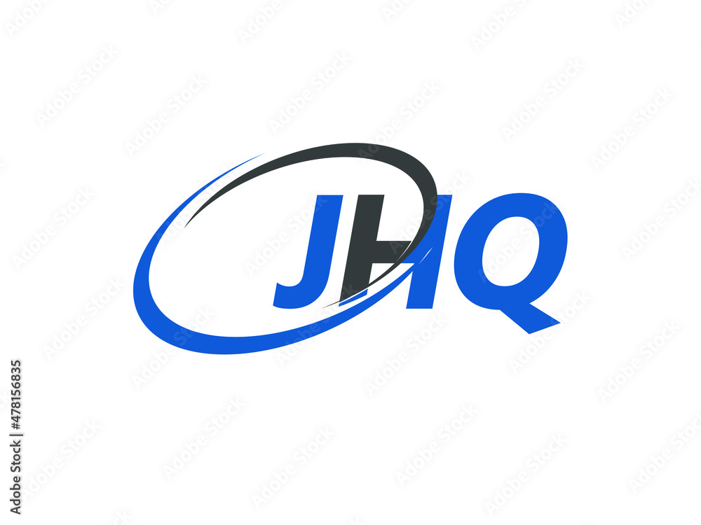 JHQ letter creative modern elegant swoosh logo design JHQ letter creative modern elegant swoosh logo design