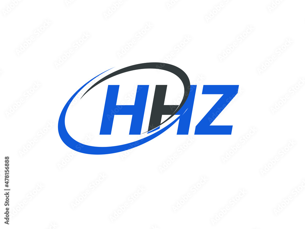 HHZ letter creative modern elegant swoosh logo design HHZ letter creative modern elegant swoosh logo design