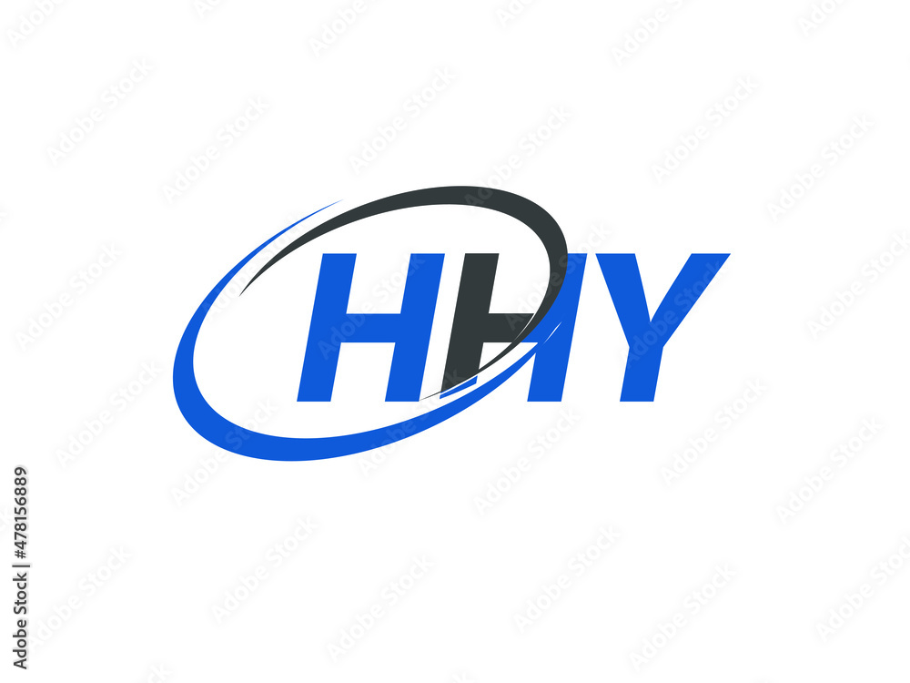 HHY letter creative modern elegant swoosh logo design HHY letter creative modern elegant swoosh logo design