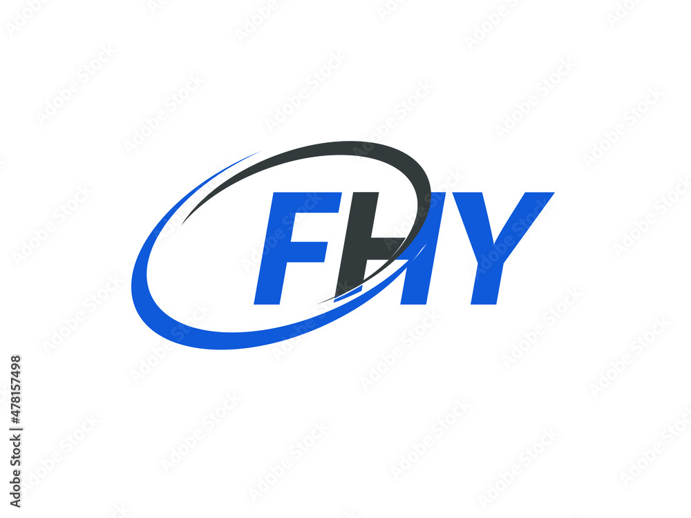 FHY letter creative modern elegant swoosh logo design FHY letter creative modern elegant swoosh logo design