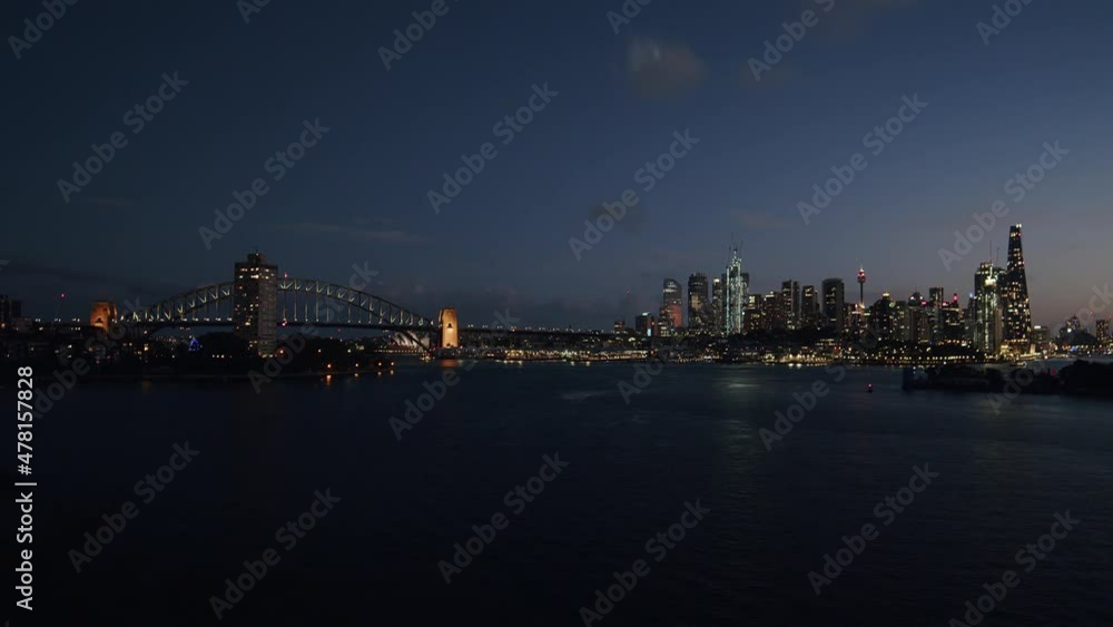 Sunset Timelapse of Sydney City Skyline Sunset Timelapse of Sydney City Skyline