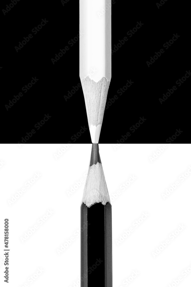 white and black pencil on white and black background white and black pencil on white and black background