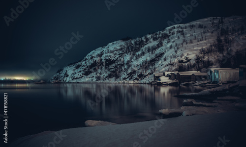 night in the mountains