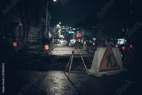 night view of the city