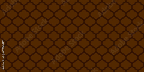 moroccan tile background. Seamless pattern.Vector. モロッコ柄タイルのパターン