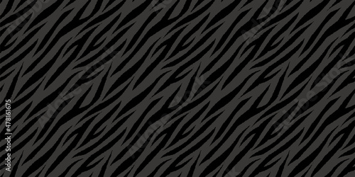 Tiger skin background. Seamless pattern.Vector. 虎の皮パターン
