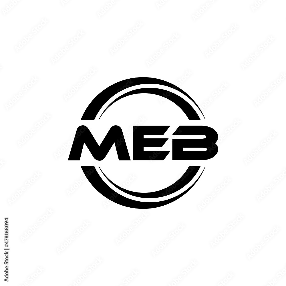 MEB letter logo design with white background in illustrator, vector logo modern alphabet font overlap style. calligraphy designs for logo, Poster, Invitation, etc. MEB letter logo design with white background in illustrator, vector logo modern alphabet font overlap style. calligraphy designs for logo, Poster, Invitation, etc.