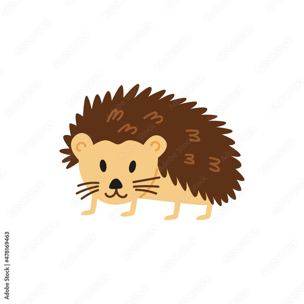 Cartoon character hedgehog Cartoon character hedgehog