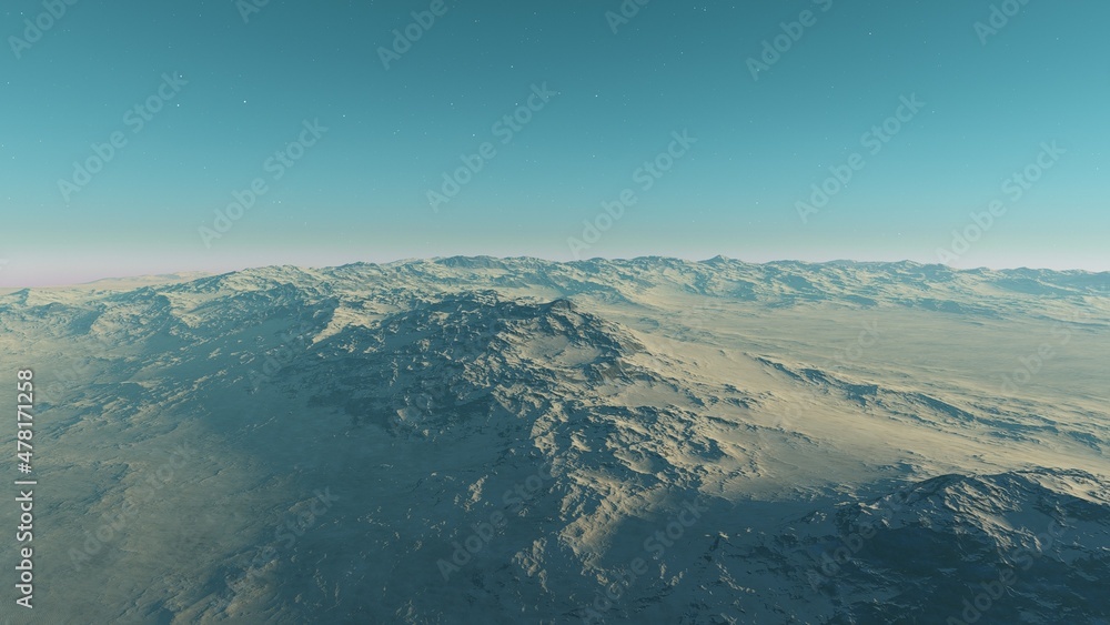 3d rendered Space Art: Alien Planet - A Fantasy Landscape 3d rendered Space Art: Alien Planet - A Fantasy Landscape