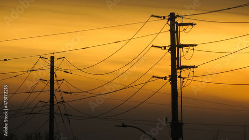 Bilde på lerret Utility Pole