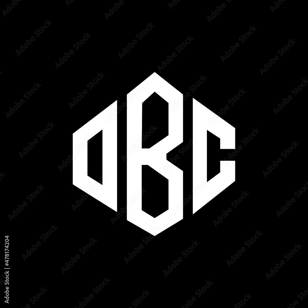 OBC letter logo design with polygon shape. OBC polygon and cube shape logo design. OBC hexagon vector logo template white and black colors. OBC monogram, business and real estate logo. OBC letter logo design with polygon shape. OBC polygon and cube shape logo design. OBC hexagon vector logo template white and black colors. OBC monogram, business and real estate logo.