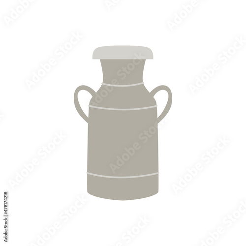 Metal milk can