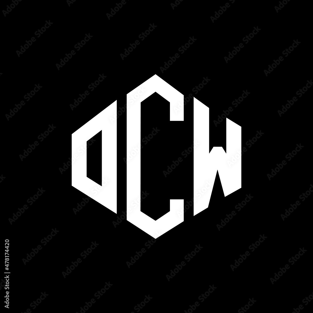 OCW letter logo design with polygon shape. OCW polygon and cube shape logo design. OCW hexagon vector logo template white and black colors. OCW monogram, business and real estate logo. OCW letter logo design with polygon shape. OCW polygon and cube shape logo design. OCW hexagon vector logo template white and black colors. OCW monogram, business and real estate logo.