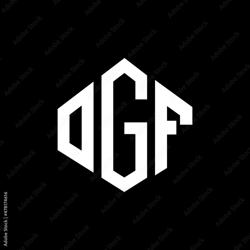 OGF letter logo design with polygon shape. OGF polygon and cube shape logo design. OGF hexagon vector logo template white and black colors. OGF monogram, business and real estate logo. OGF letter logo design with polygon shape. OGF polygon and cube shape logo design. OGF hexagon vector logo template white and black colors. OGF monogram, business and real estate logo.