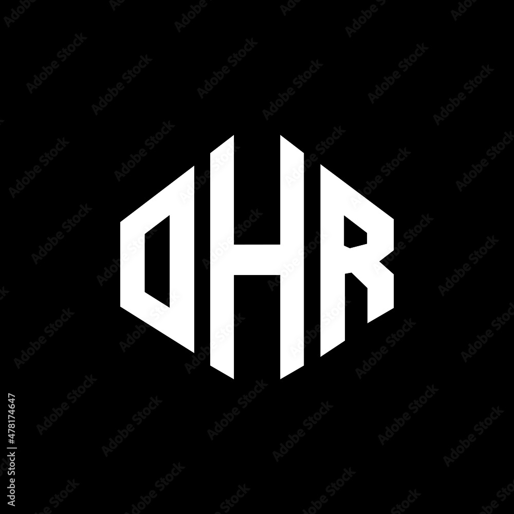 OHR letter logo design with polygon shape. OHR polygon and cube shape logo design. OHR hexagon vector logo template white and black colors. OHR monogram, business and real estate logo. OHR letter logo design with polygon shape. OHR polygon and cube shape logo design. OHR hexagon vector logo template white and black colors. OHR monogram, business and real estate logo.