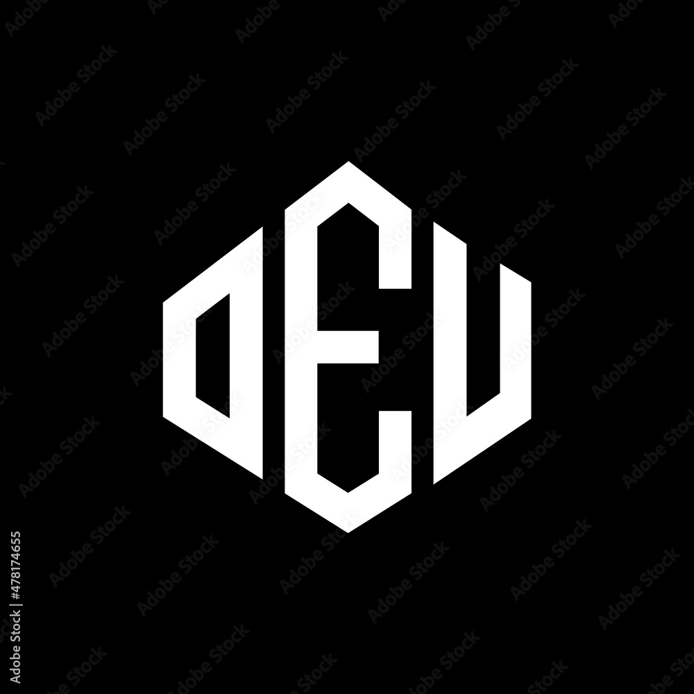 OEU letter logo design with polygon shape. OEU polygon and cube shape logo design. OEU hexagon vector logo template white and black colors. OEU monogram, business and real estate logo. OEU letter logo design with polygon shape. OEU polygon and cube shape logo design. OEU hexagon vector logo template white and black colors. OEU monogram, business and real estate logo.