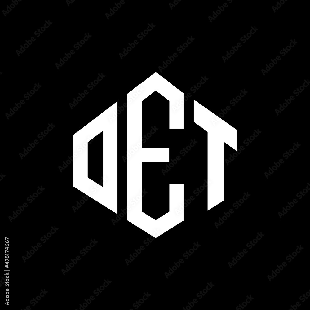 OET letter logo design with polygon shape. OET polygon and cube shape logo design. OET hexagon vector logo template white and black colors. OET monogram, business and real estate logo. OET letter logo design with polygon shape. OET polygon and cube shape logo design. OET hexagon vector logo template white and black colors. OET monogram, business and real estate logo.
