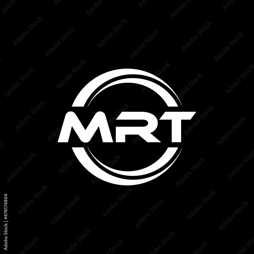 MRT letter logo design with black background in illustrator, vector logo modern alphabet font overlap style. calligraphy designs for logo, Poster, Invitation, etc. MRT letter logo design with black background in illustrator, vector logo modern alphabet font overlap style. calligraphy designs for logo, Poster, Invitation, etc.
