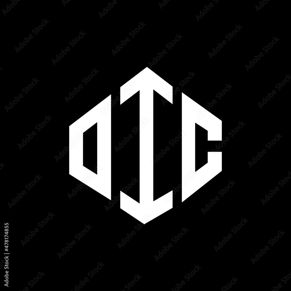 OIC letter logo design with polygon shape. OIC polygon and cube shape logo design. OIC hexagon vector logo template white and black colors. OIC monogram, business and real estate logo. OIC letter logo design with polygon shape. OIC polygon and cube shape logo design. OIC hexagon vector logo template white and black colors. OIC monogram, business and real estate logo.