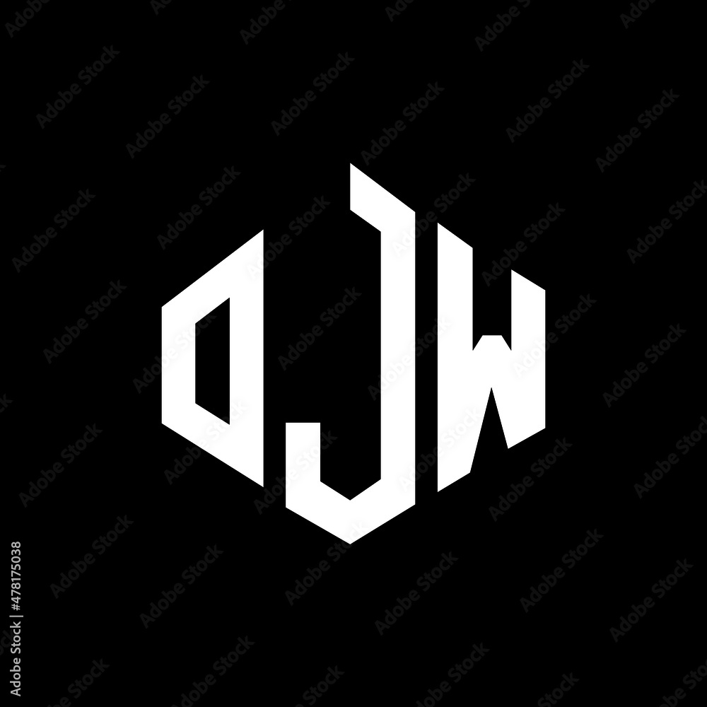 OJW letter logo design with polygon shape. OJW polygon and cube shape logo design. OJW hexagon vector logo template white and black colors. OJW monogram, business and real estate logo. OJW letter logo design with polygon shape. OJW polygon and cube shape logo design. OJW hexagon vector logo template white and black colors. OJW monogram, business and real estate logo.