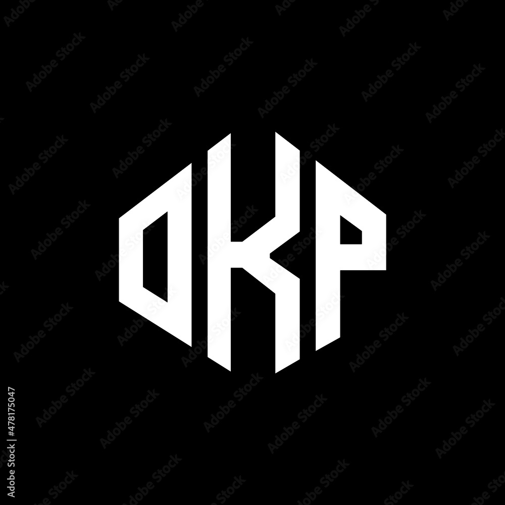 OKP letter logo design with polygon shape. OKP polygon and cube shape logo design. OKP hexagon vector logo template white and black colors. OKP monogram, business and real estate logo. OKP letter logo design with polygon shape. OKP polygon and cube shape logo design. OKP hexagon vector logo template white and black colors. OKP monogram, business and real estate logo.