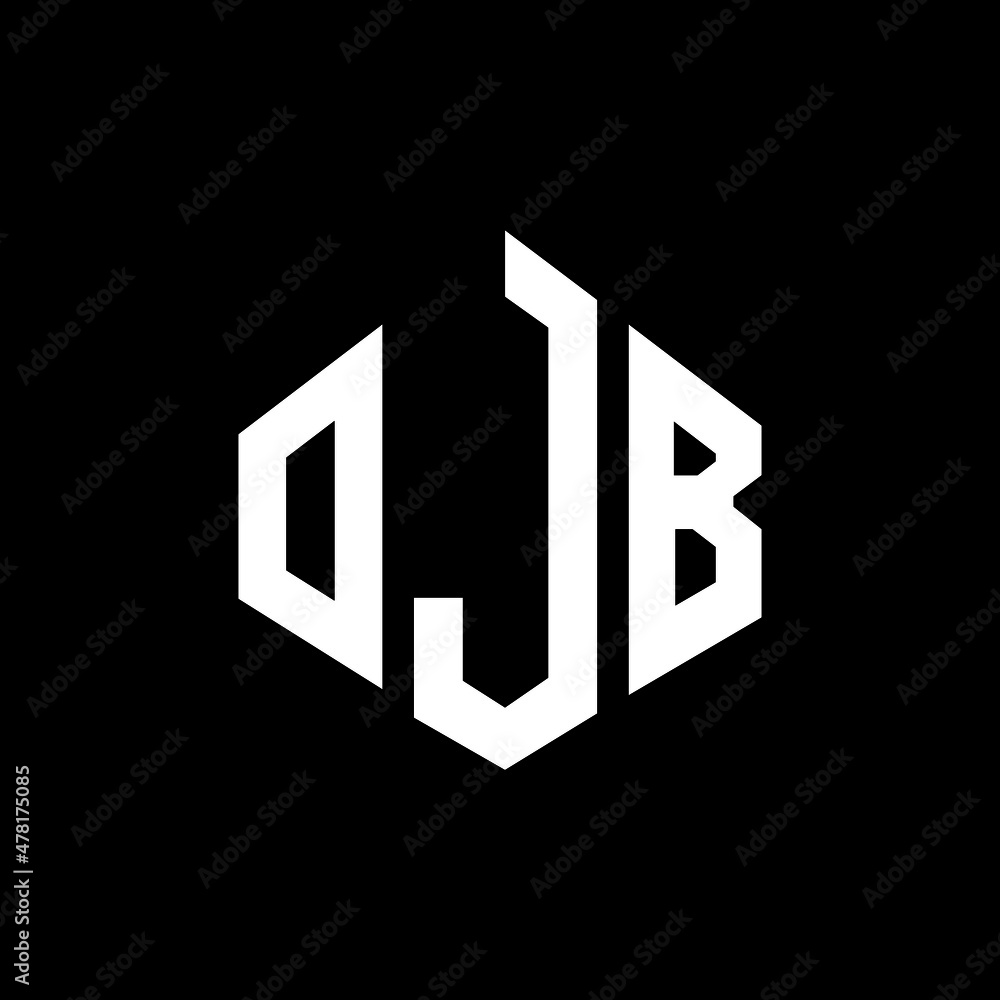 OJB letter logo design with polygon shape. OJB polygon and cube shape logo design. OJB hexagon vector logo template white and black colors. OJB monogram, business and real estate logo. OJB letter logo design with polygon shape. OJB polygon and cube shape logo design. OJB hexagon vector logo template white and black colors. OJB monogram, business and real estate logo.