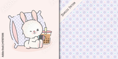 bunny playing video games