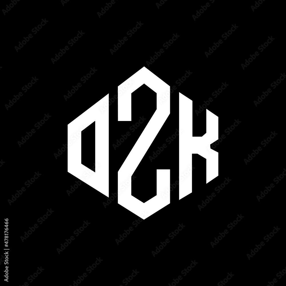 OZK letter logo design with polygon shape. OZK polygon and cube shape logo design. OZK hexagon vector logo template white and black colors. OZK monogram, business and real estate logo. OZK letter logo design with polygon shape. OZK polygon and cube shape logo design. OZK hexagon vector logo template white and black colors. OZK monogram, business and real estate logo.