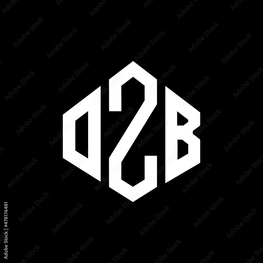 OZB letter logo design with polygon shape. OZB polygon and cube shape logo design. OZB hexagon vector logo template white and black colors. OZB monogram, business and real estate logo. OZB letter logo design with polygon shape. OZB polygon and cube shape logo design. OZB hexagon vector logo template white and black colors. OZB monogram, business and real estate logo.