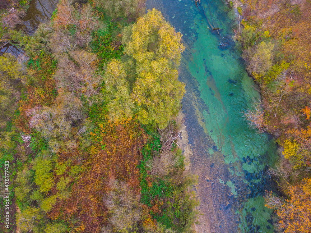 Le Doubs vu du ciel en drône Le Doubs vu du ciel en drône