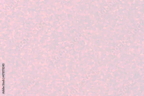 Delicate, soft, blurred mosaic crystal geometric shape texture background gradient pastel rose pink magenta color.
