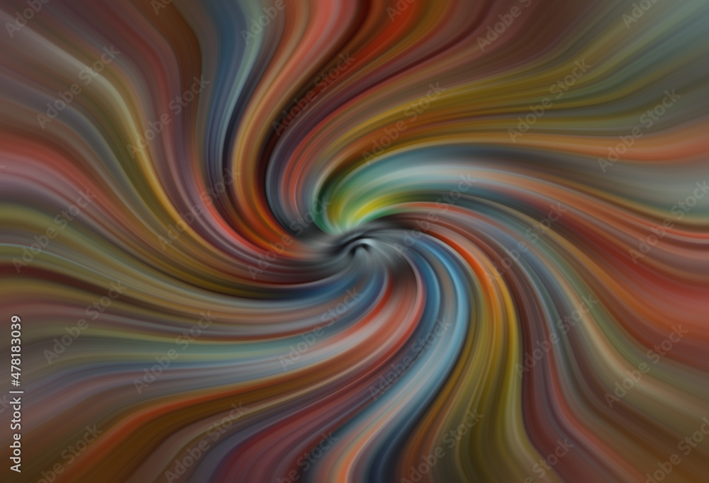 Obraz premium Multi color background, swirls to vortex