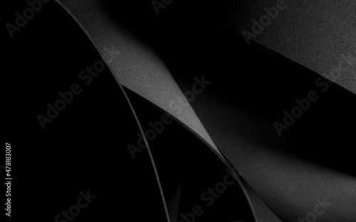 Abstract shapes detail, dark background