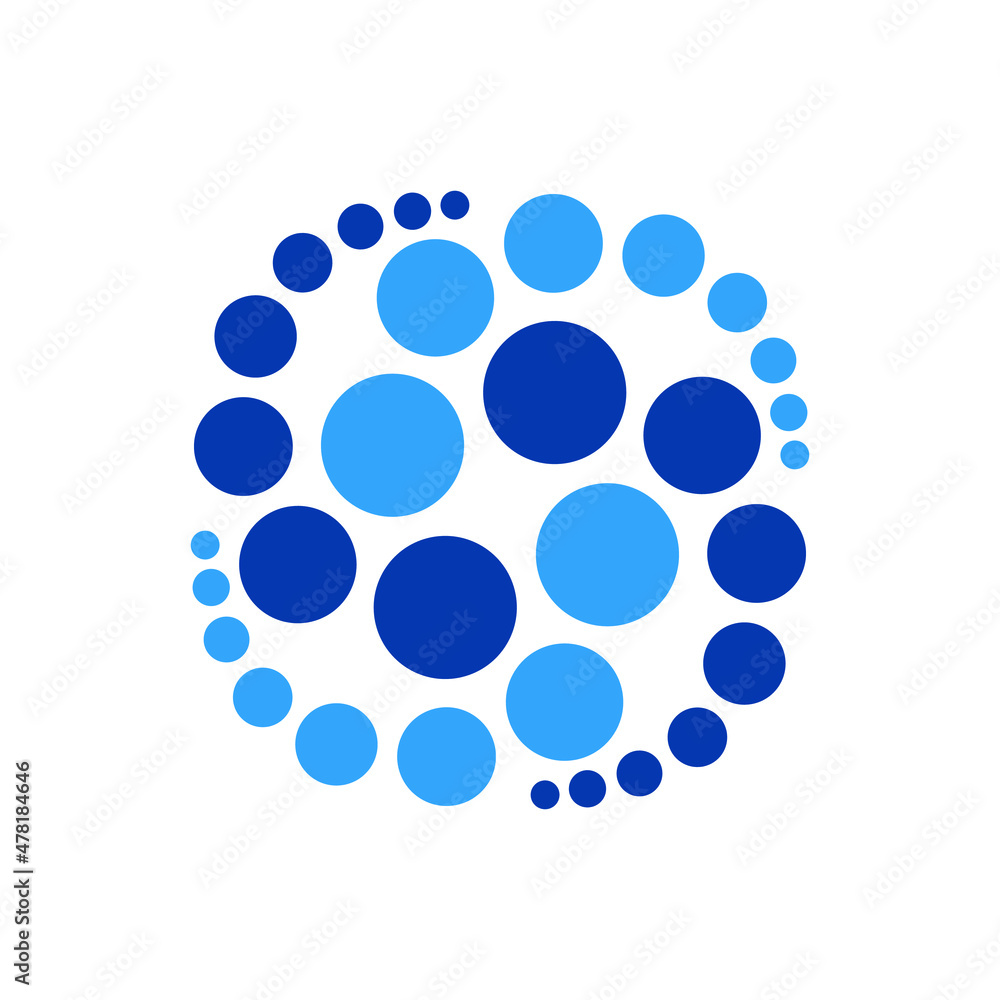 Abstract Bubble Logo can be use for icon, sign, logo and etc Abstract Bubble Logo can be use for icon, sign, logo and etc