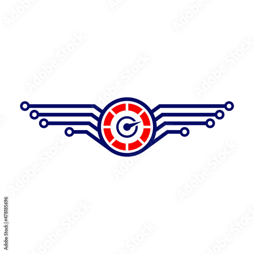 Speed Test Logo can be use for icon, sign, logo and etc