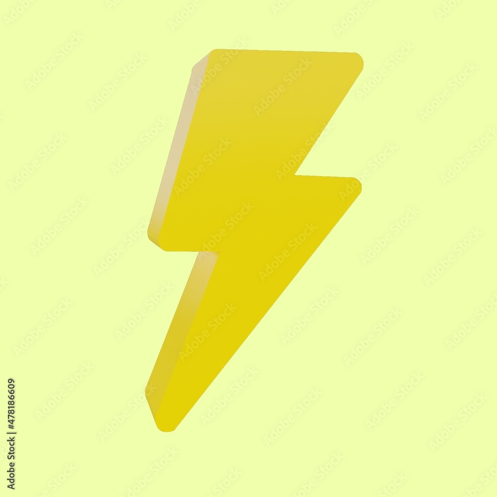 Thunderstorm 3D Icon Thunderstorm 3D Icon
