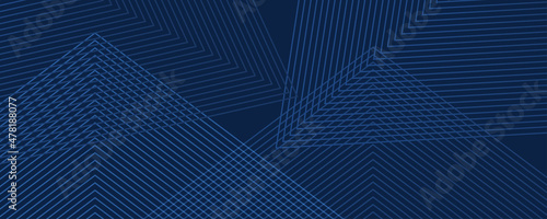 perverted blue background with tech dark geometric background
