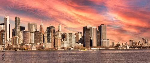 New York City Urban Skyline