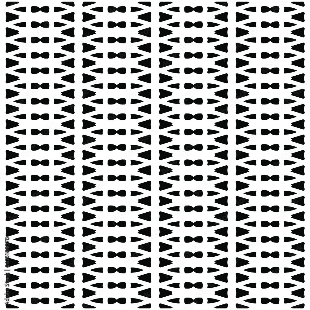 Seamless ethnic pattern color black and white.Can be used in fabric design for clothes, accessories; decorative paper, wrapping, background, wallpaper, Vector illustration. Seamless ethnic pattern color black and white.Can be used in fabric design for clothes, accessories; decorative paper, wrapping, background, wallpaper, Vector illustration.