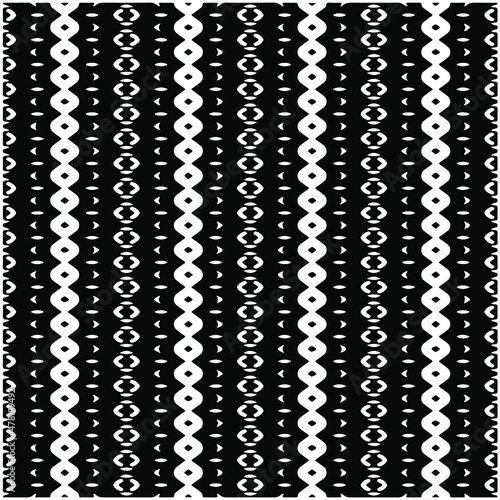 Seamless ethnic pattern color black and white.Can be used in fabric design for clothes, accessories; decorative paper, wrapping, background, wallpaper, Vector illustration.