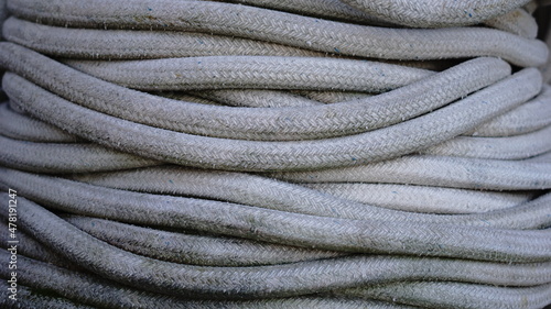 applied industrial rope as a background