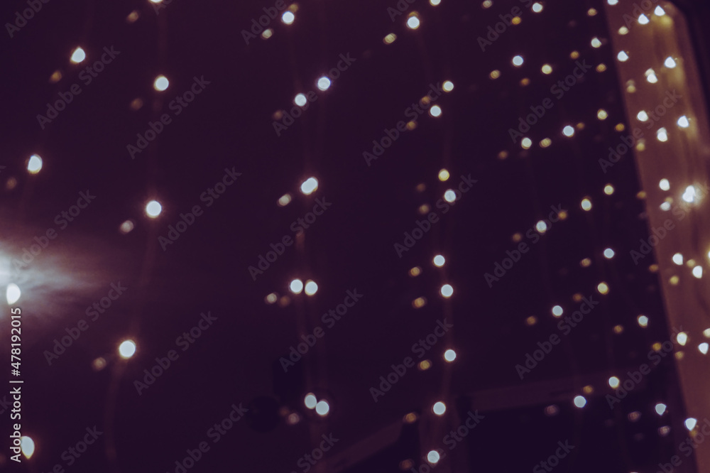 Defocused lights - Christmas decoration Defocused lights - Christmas decoration