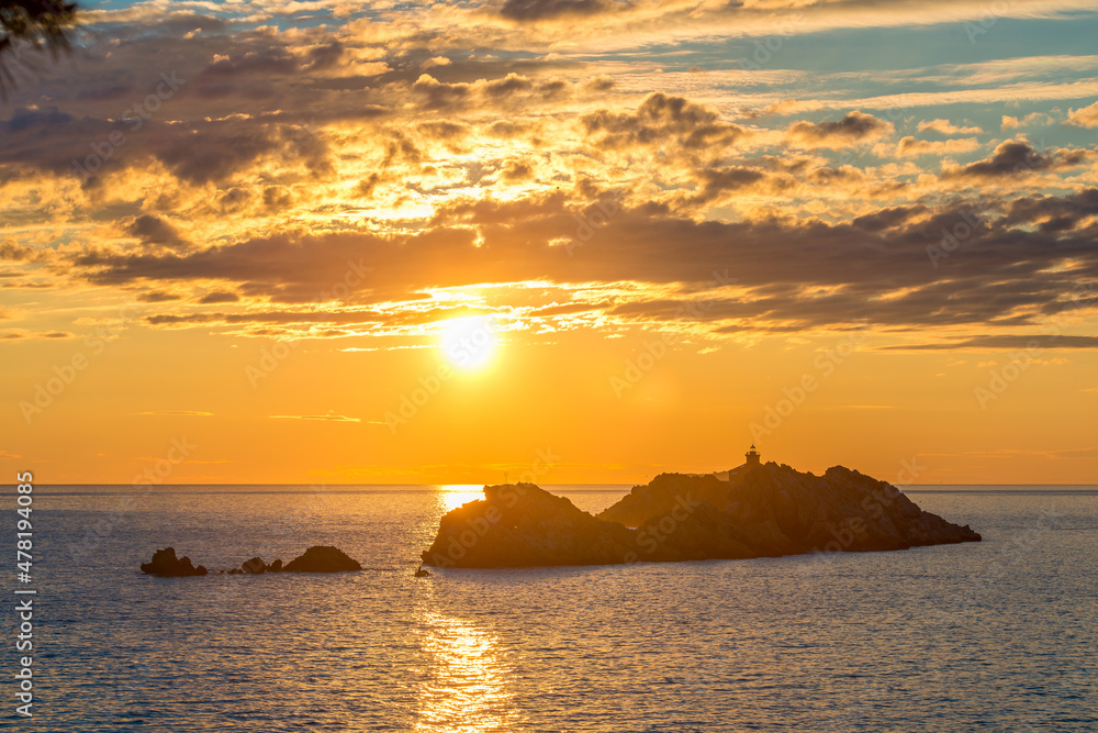 Island Grebeni Dubrovnik on Sunset