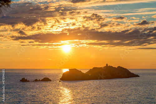 Island Grebeni Dubrovnik on Sunset © Ivan