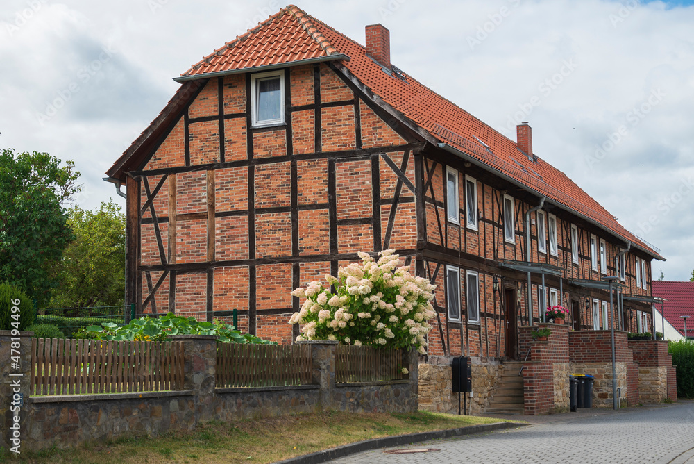 Fototapeta premium Typical half-timbered house in germany.