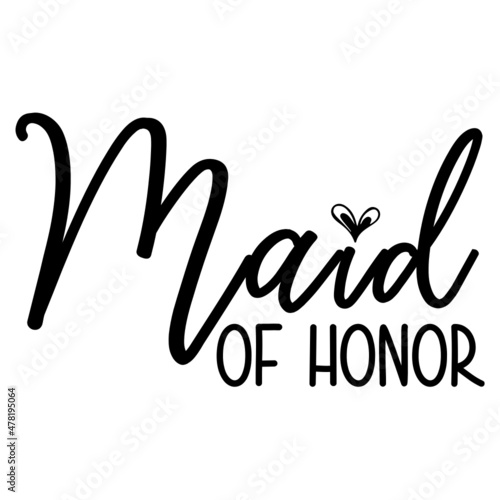 Maid of Honor svg